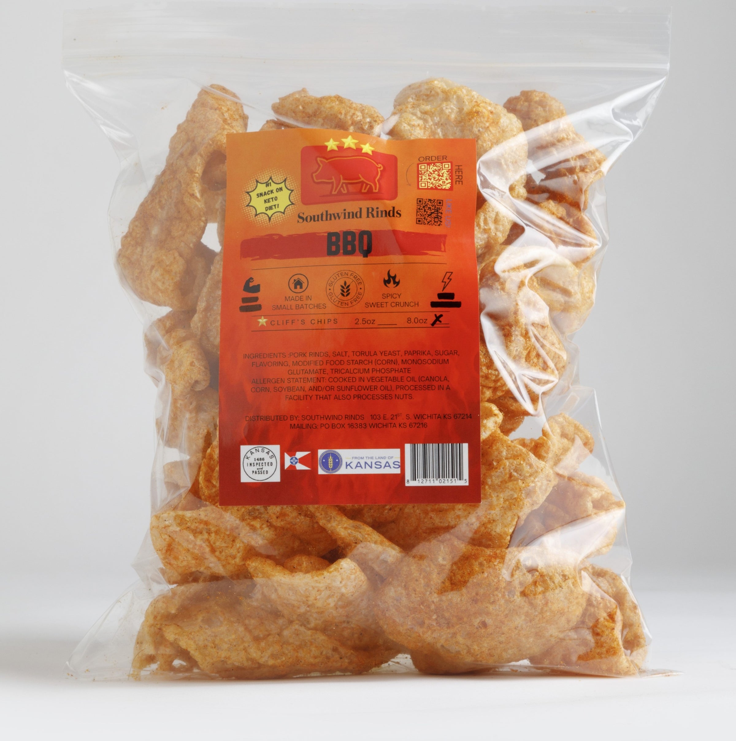 Freshly Prepared Homemade Pork Rinds (Gallons) | Southwind Rinds